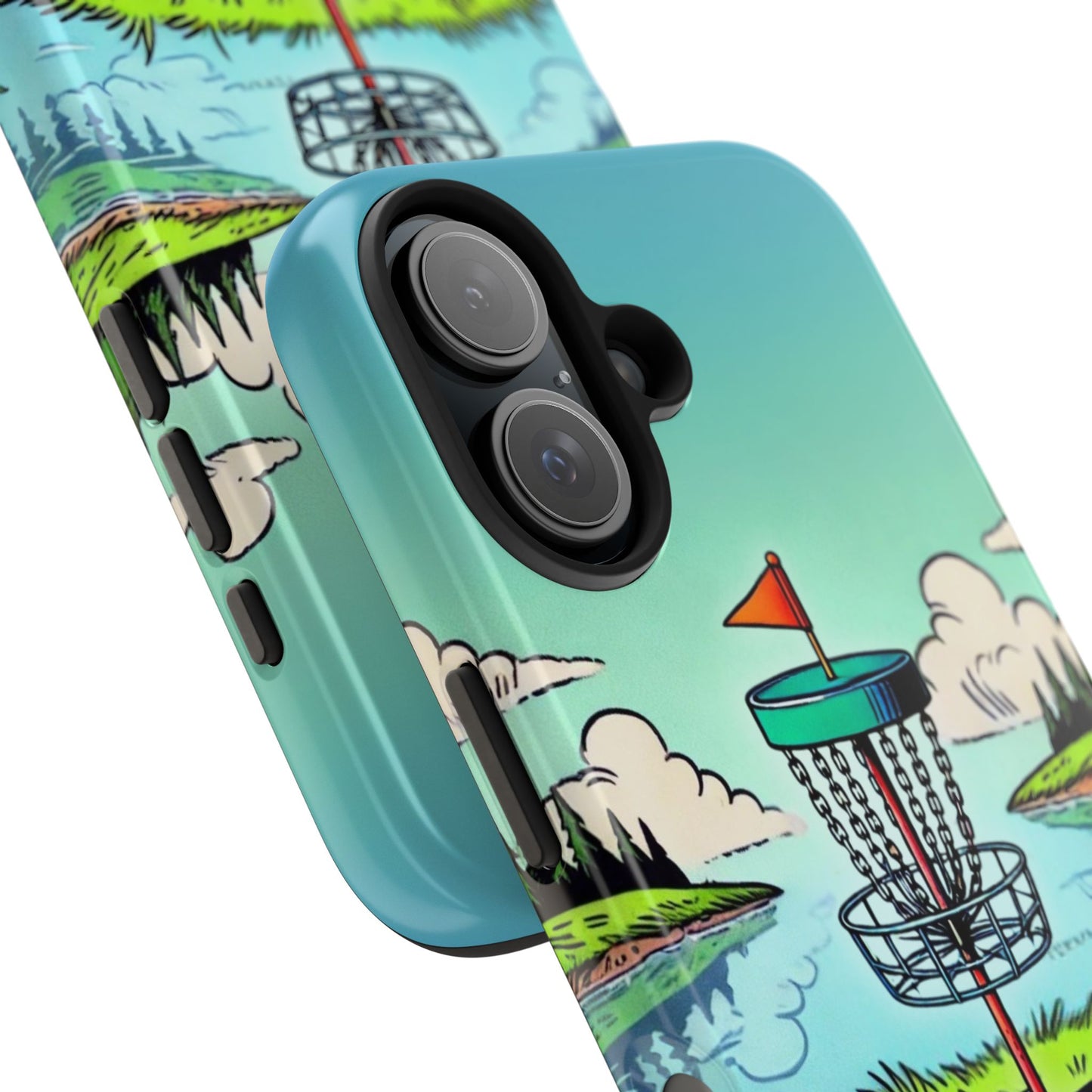 Run The Island - Disc Golf Tough Phone Case