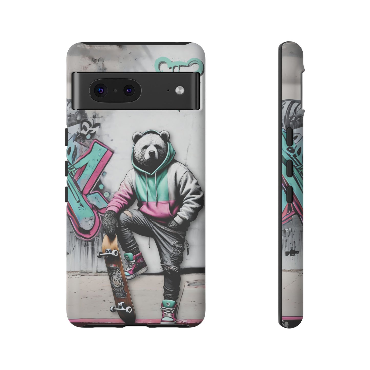 Chill Skate Baddy Bears Tough Phone Case (Google Pixel)