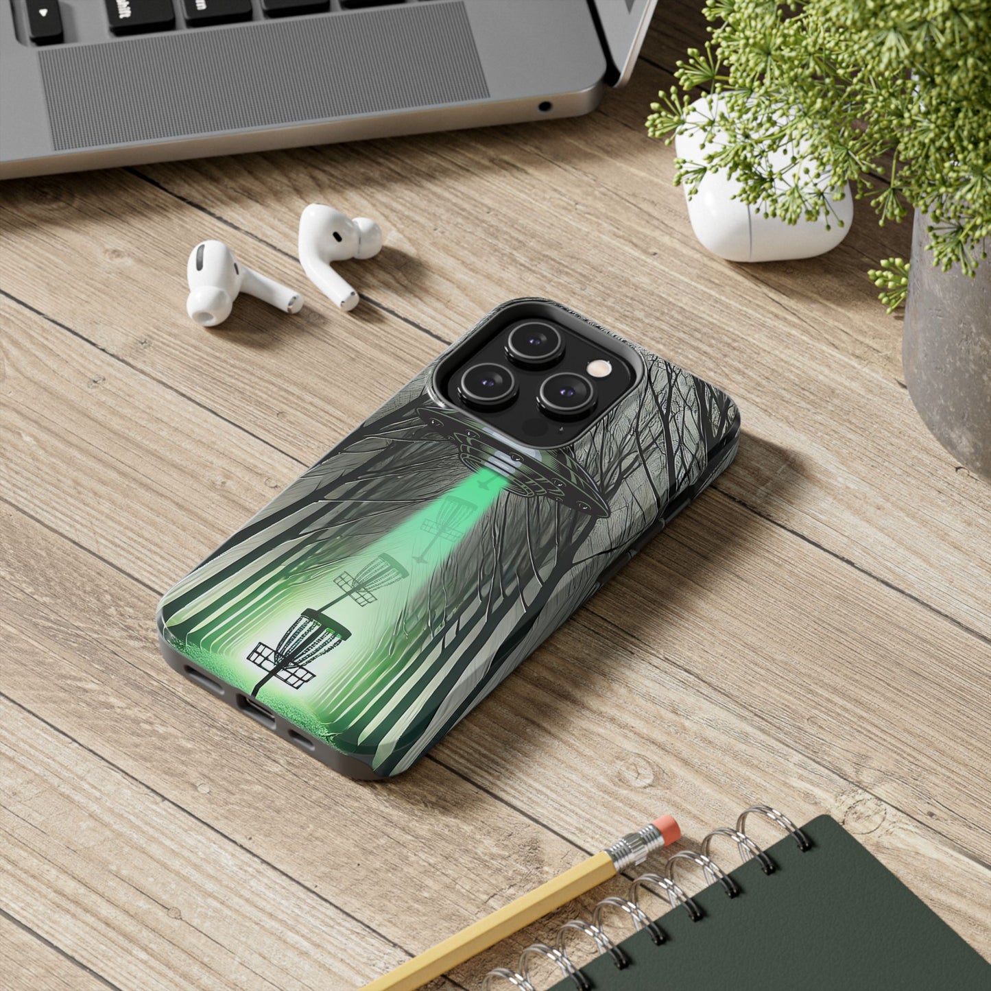 Beam Me Up Disc Golf Tough Phone Case