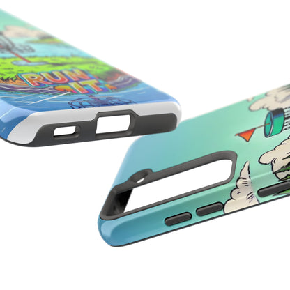 Run The Island - Disc Golf Tough Phone Case