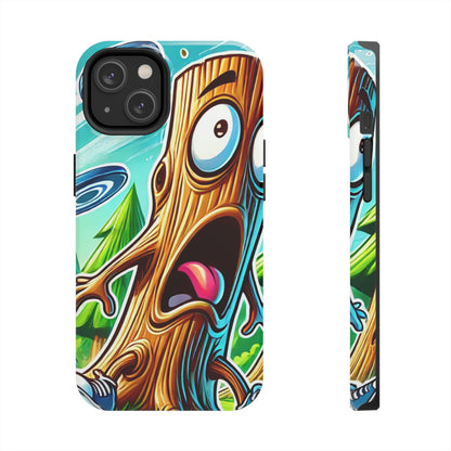 Trees Fear Me Disc Golf Tough Phone Case