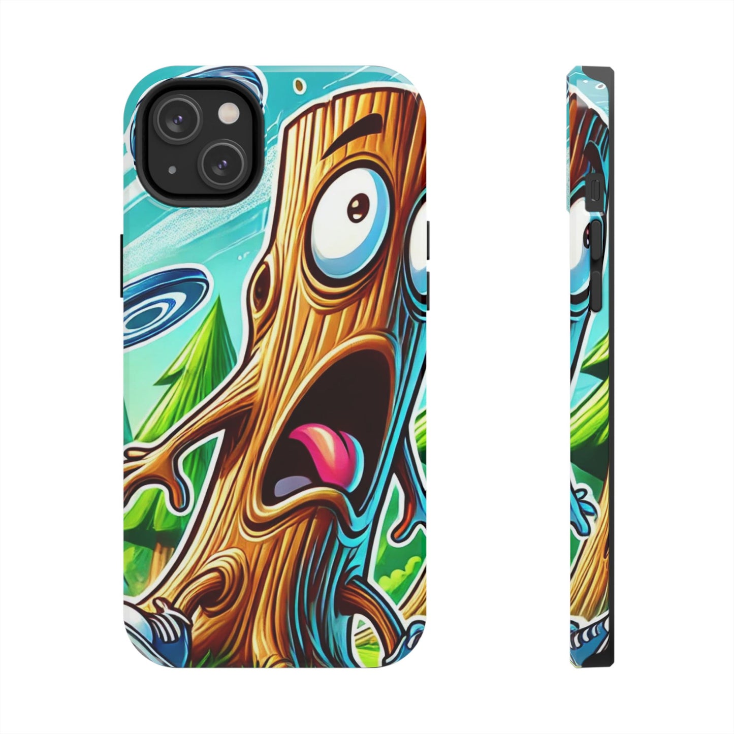 Trees Fear Me Disc Golf Tough Phone Case