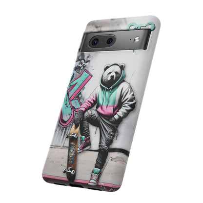 Chill Skate Baddy Bears Tough Phone Case (Google Pixel)