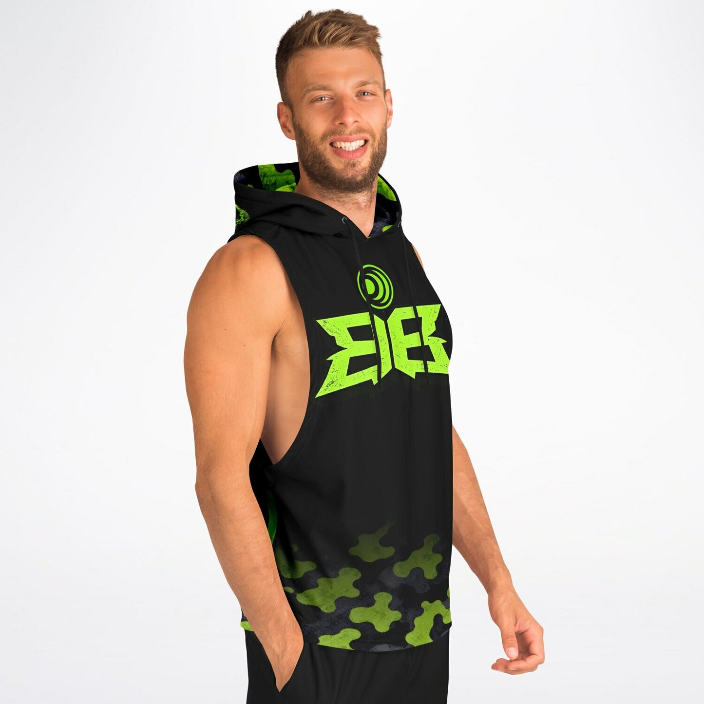The Frequency Sleeveless  Hoodie