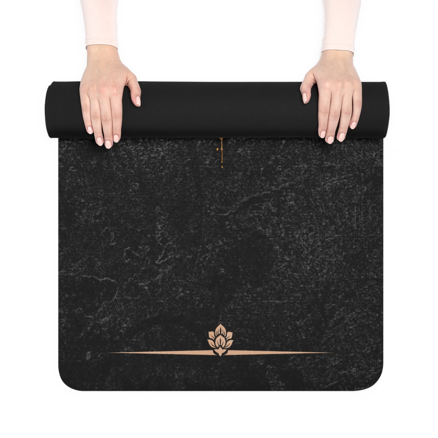 Golden Stillness Yoga Mat - Zen Collection