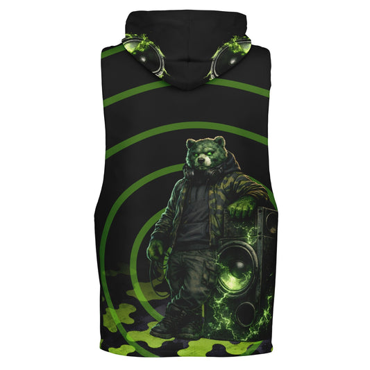 The Frequency Sleeveless  Hoodie
