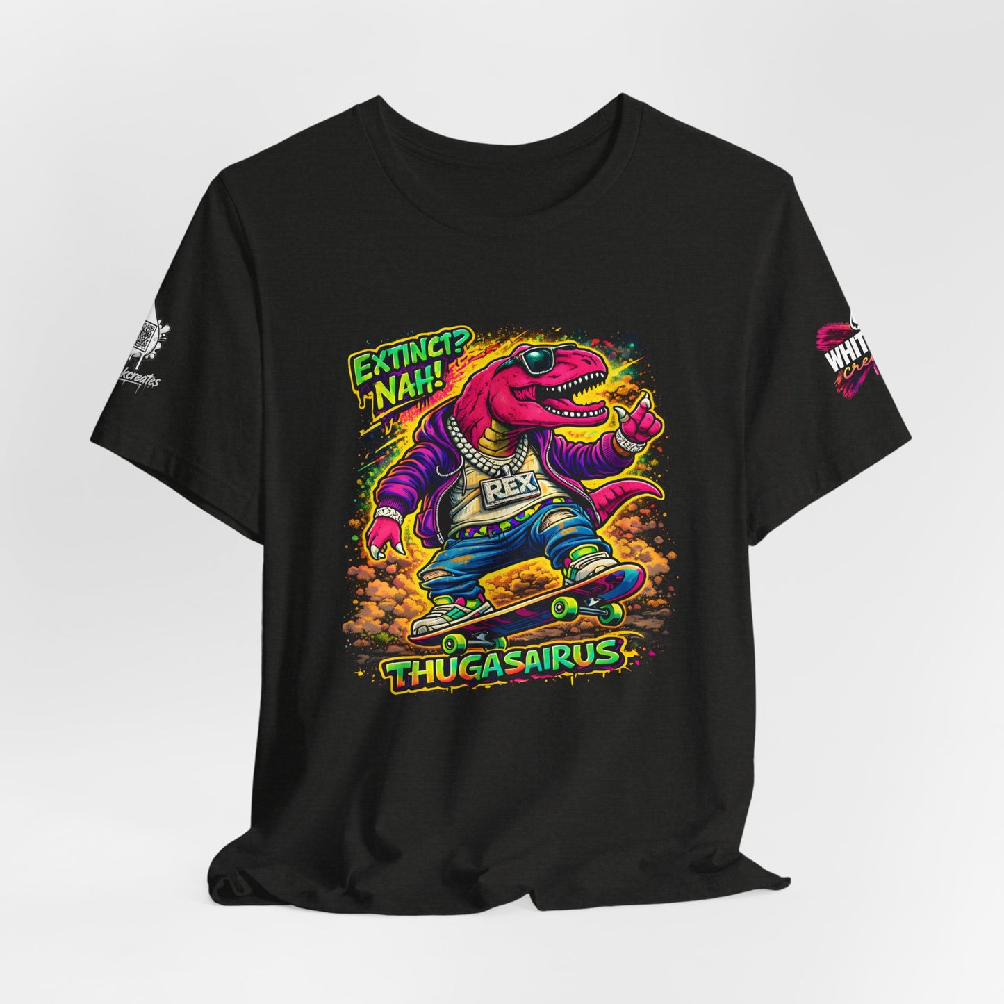 Thugasaurus Skateboard T‑Shirt