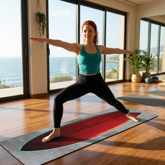 Red Fish Yoga Mat - NamaSurf  Collection