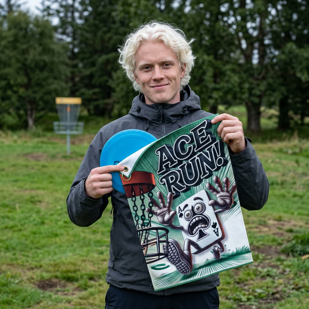 ACE RUN Disc Golf Towel