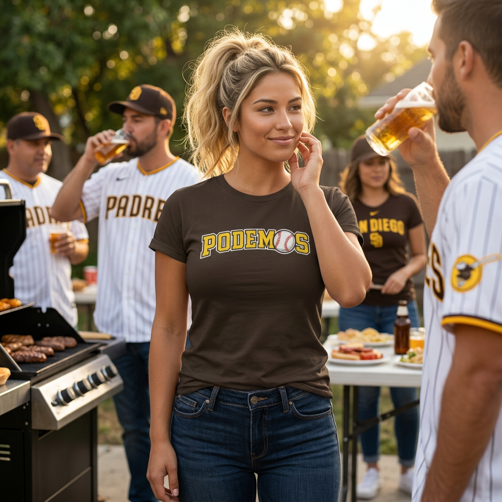 Podemos San Diego Baseball T-shirt