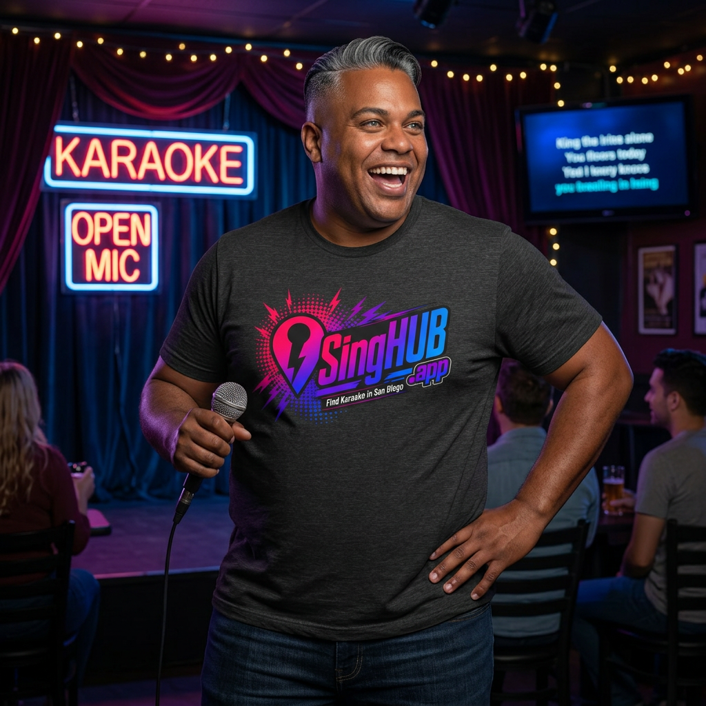 SingHUB We Out Here SINGIN' T-shirt