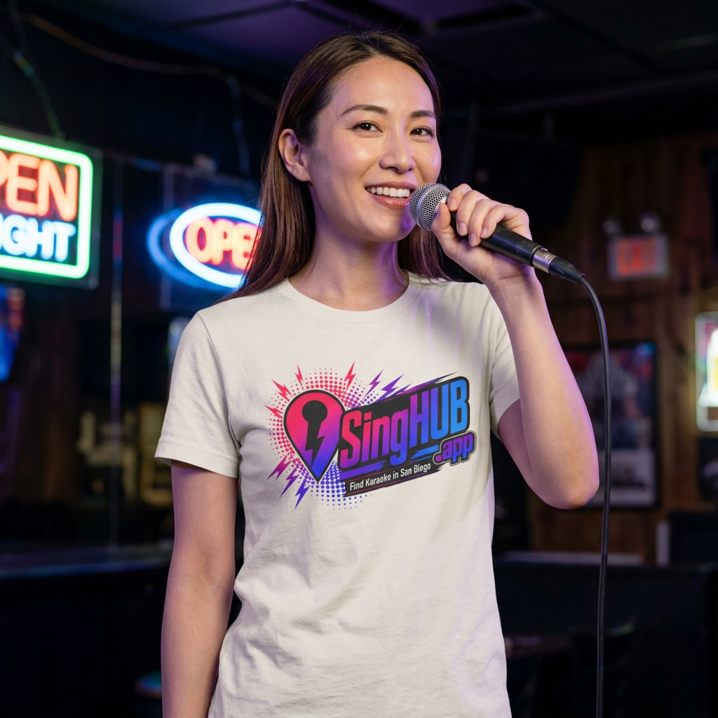 SingHUB We Out Here SINGIN' T-shirt