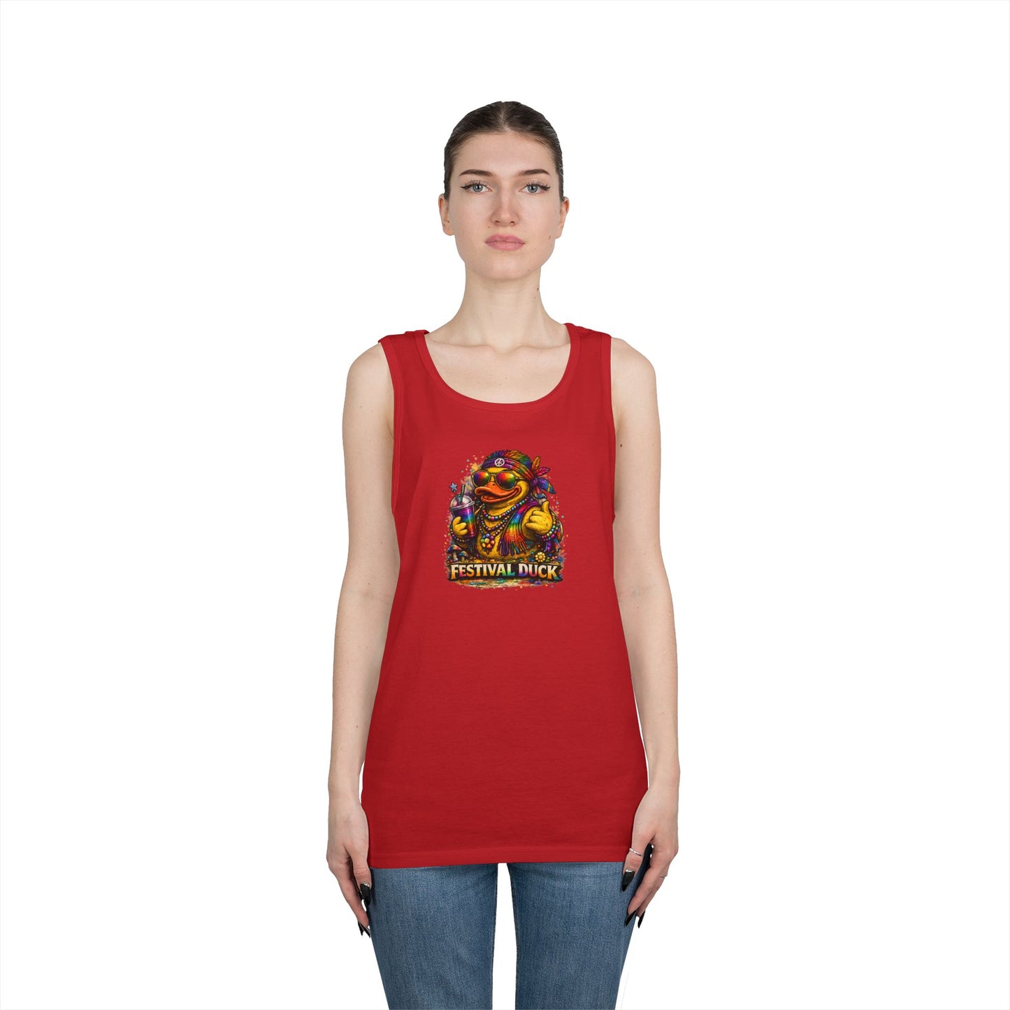 Festival Duck Tank Top — Vintage Urban Rubber Duck Tee