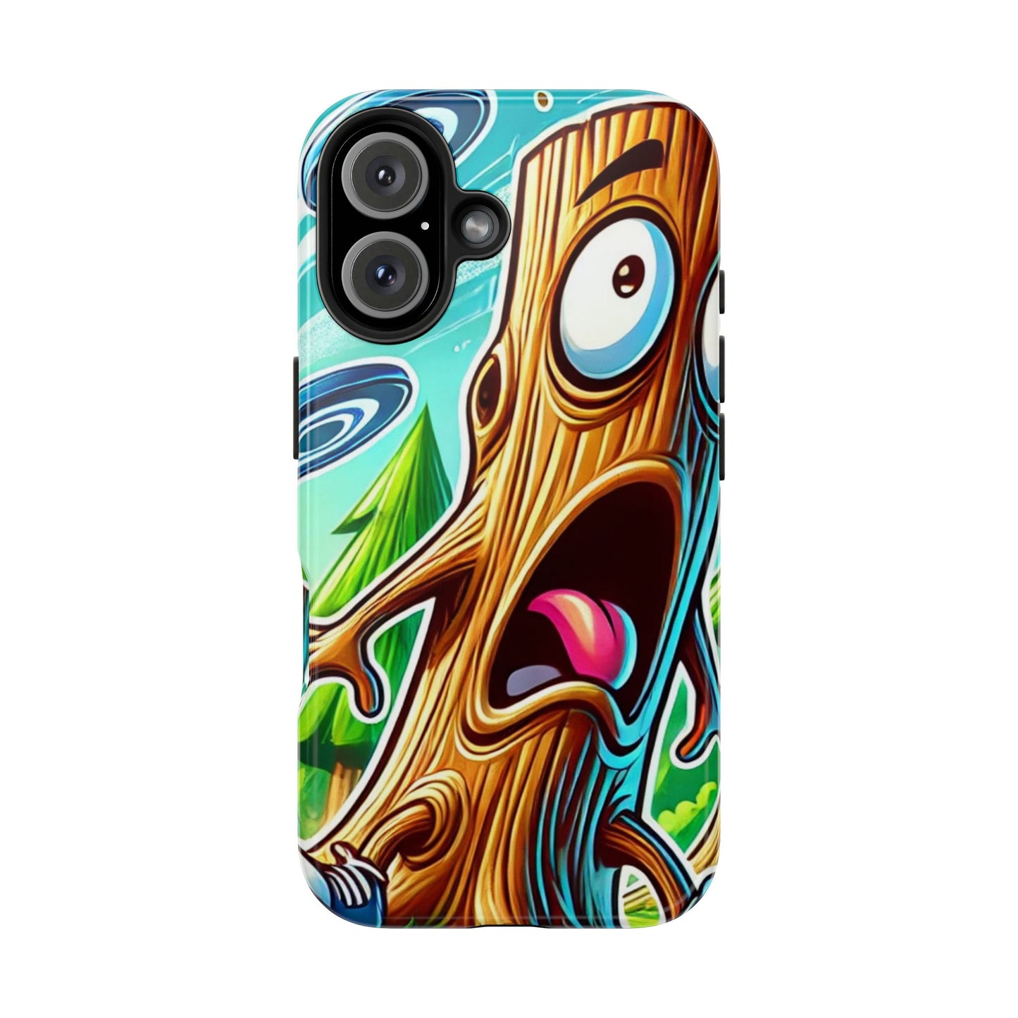 Trees Fear Me Disc Golf Tough Phone Case