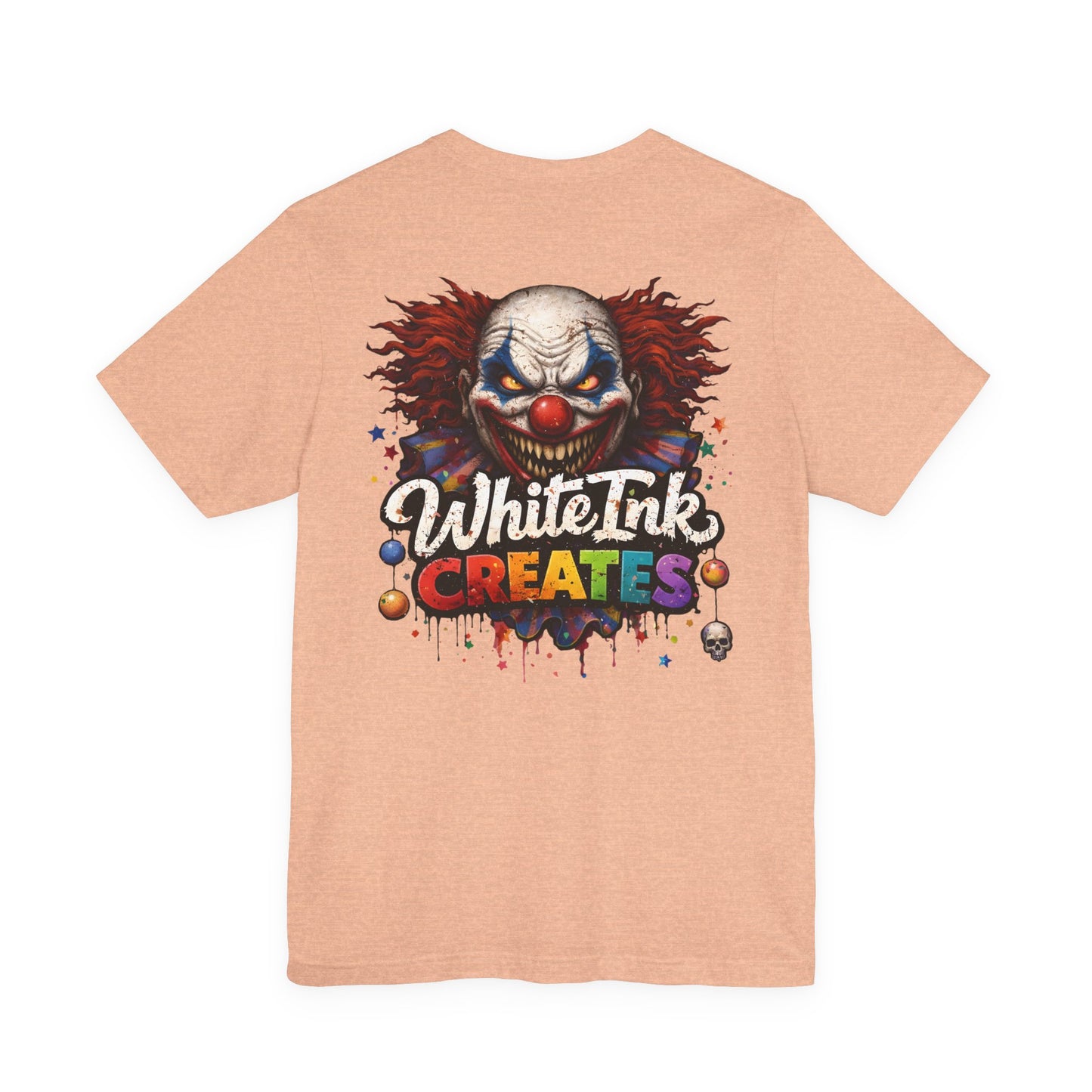 Panic the Clown White Ink Creates T-shirt