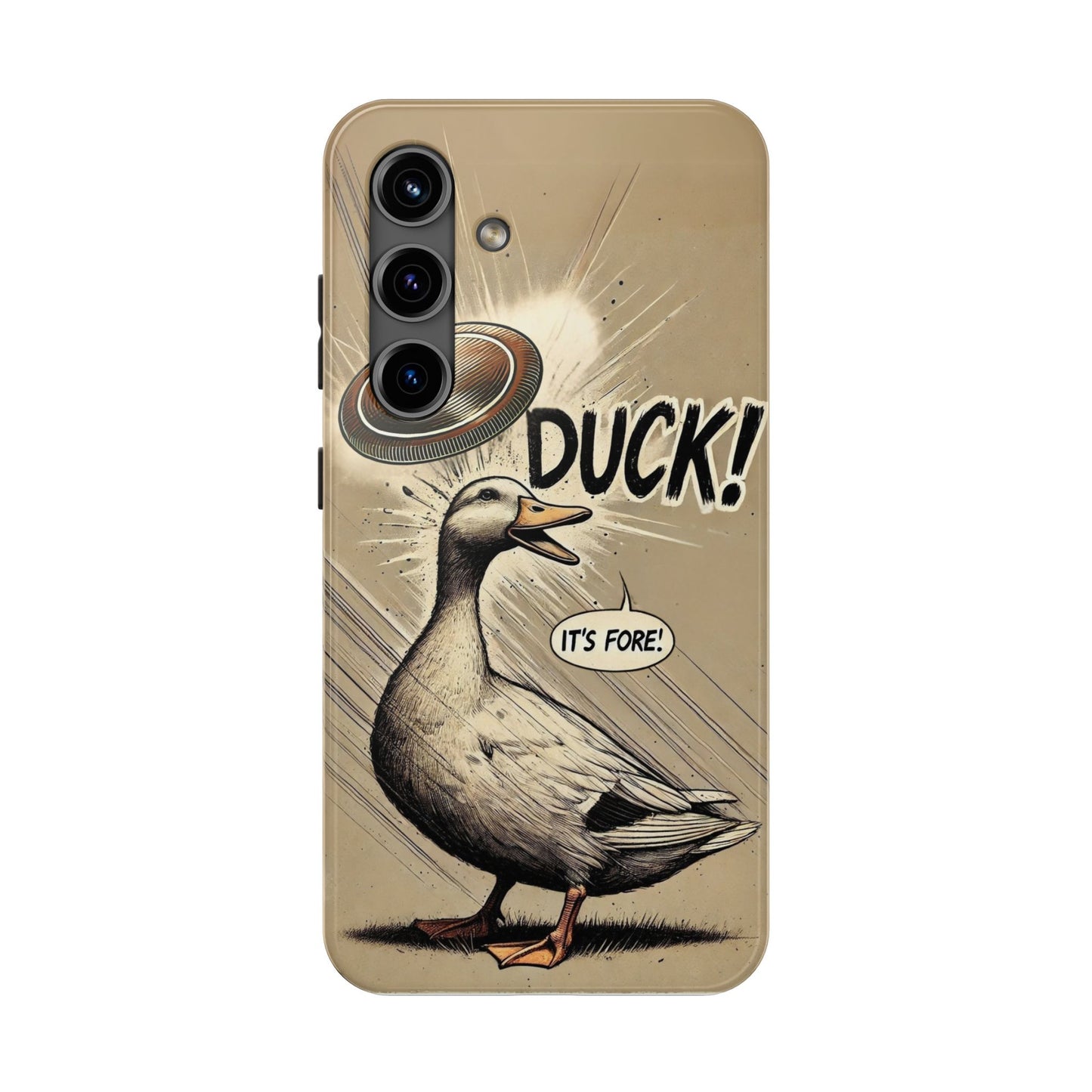 Duck Duck Disc -  Disc Golf Tough Phone Case