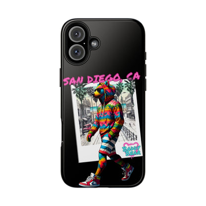 San Diego Beach Baddy Bear Tough Phone Case