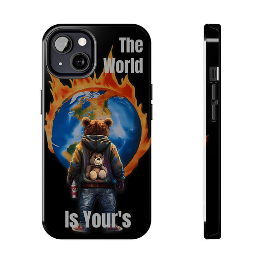 Baddy Bear Tough Phone Case - Protective Phone Cover, Durable Phone Case, Phone Accessory Gift, Phone Protection Case, Rugged Smartphone