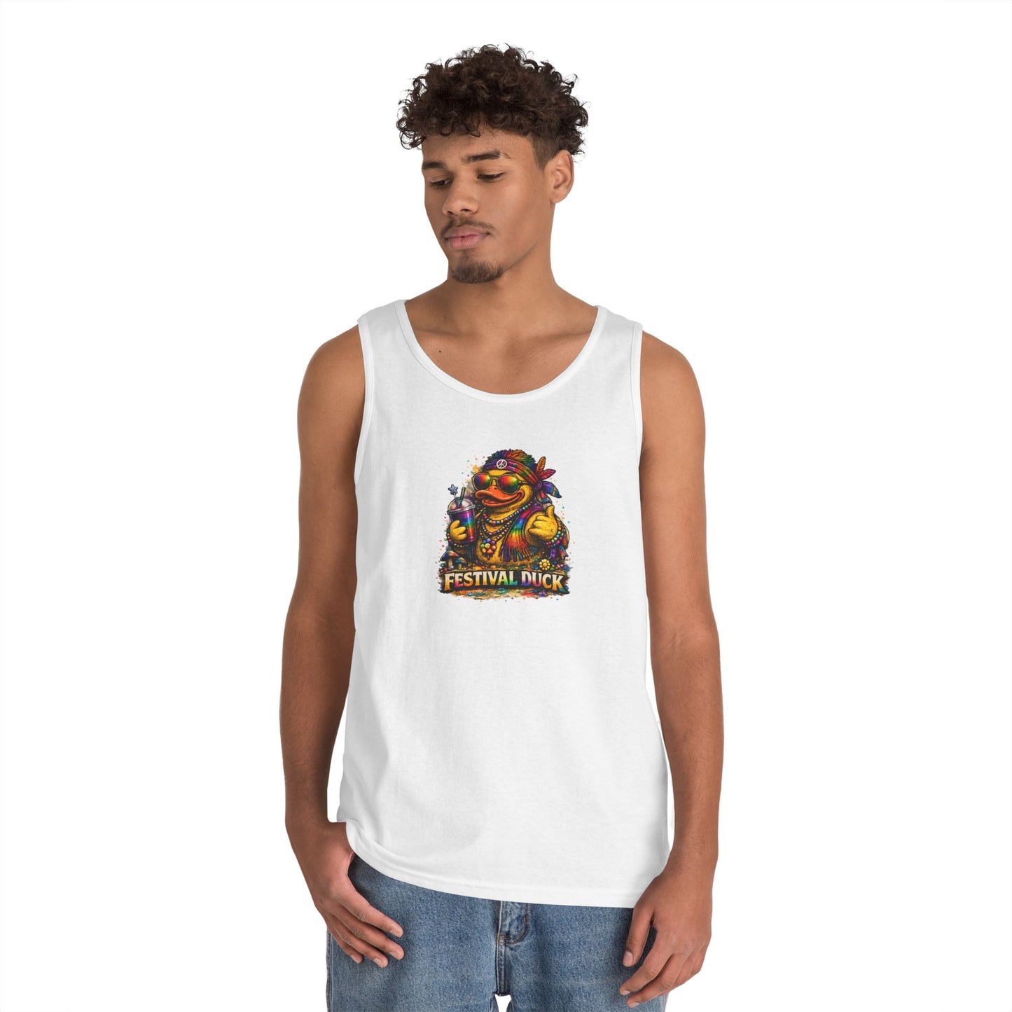 Festival Duck Tank Top — Vintage Urban Rubber Duck Tee