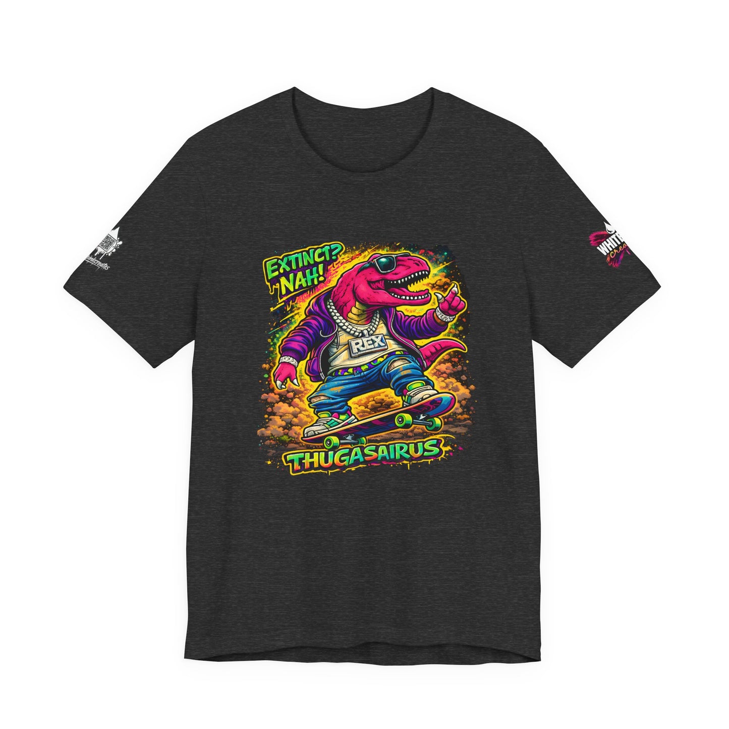 Thugasaurus Skateboard T‑Shirt