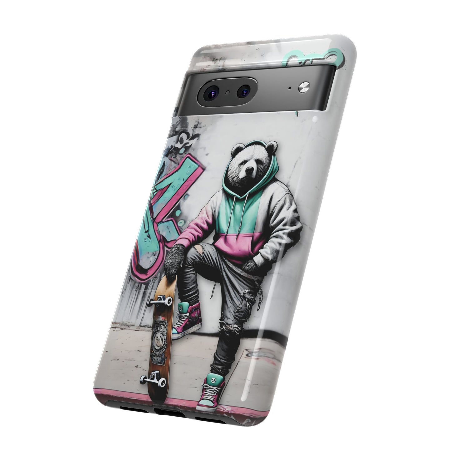 Chill Skate Baddy Bears Tough Phone Case (Google Pixel)