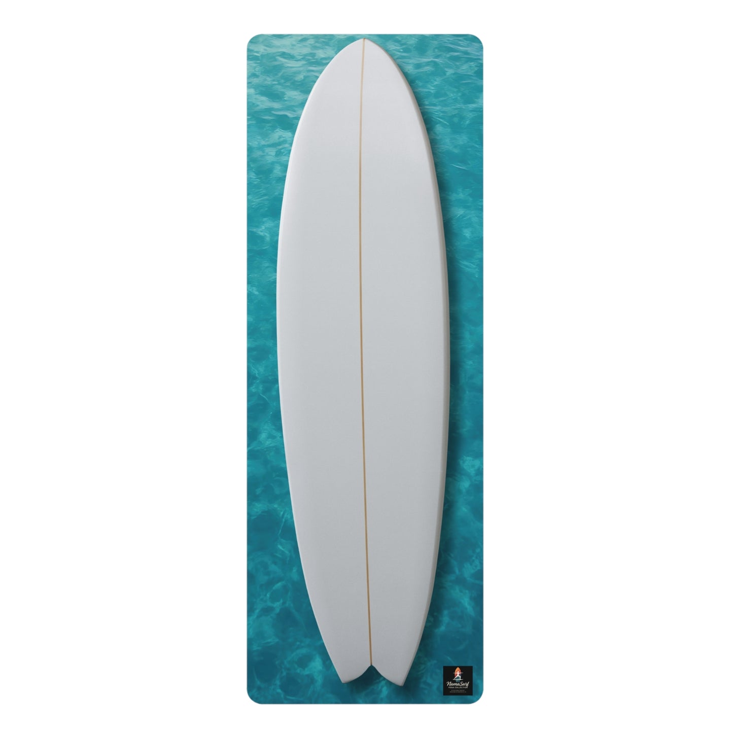 Clean Line Surfboard Yoga Mat - NamaSurf Collection