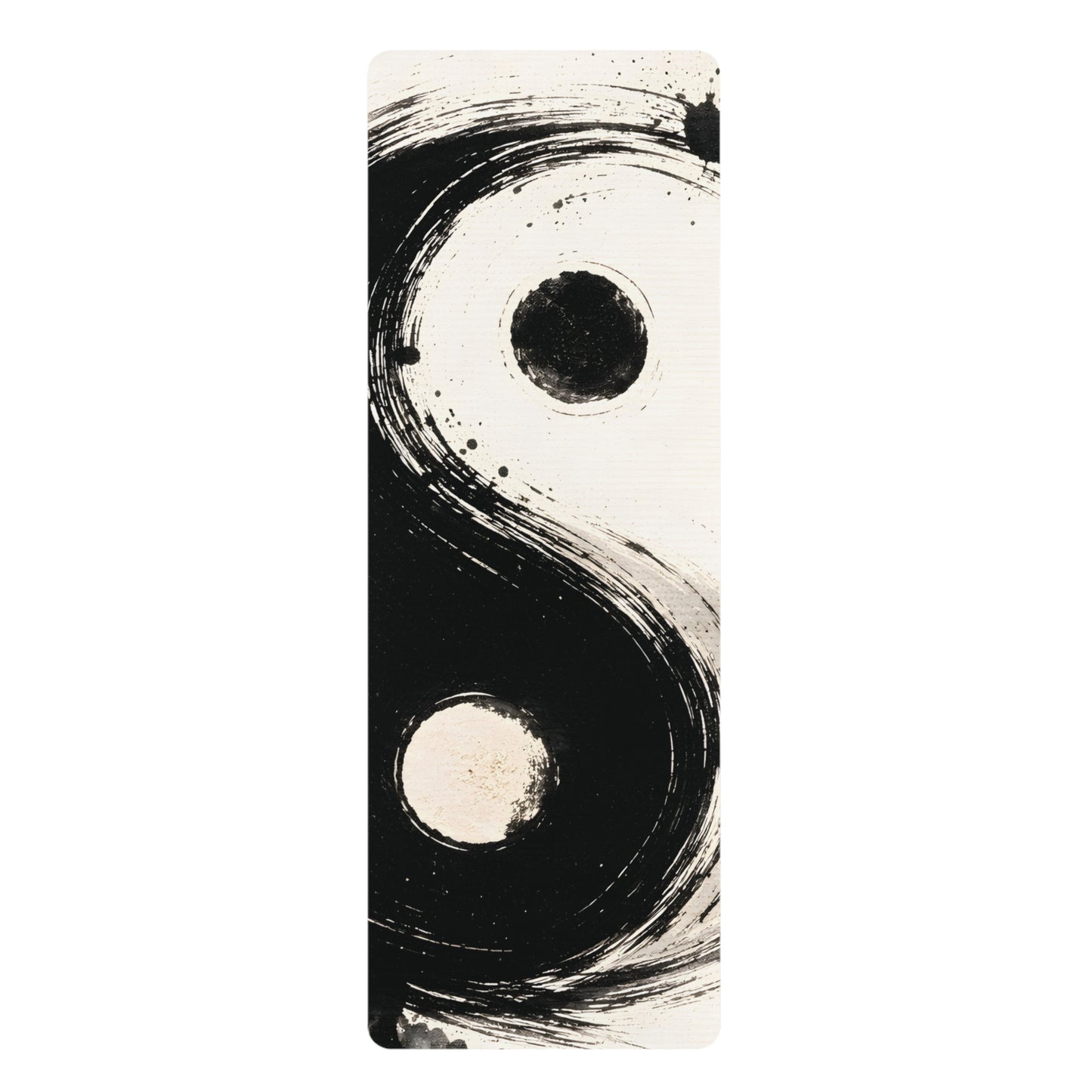 Zen Ink Yin Yang Rubber Yoga Mat