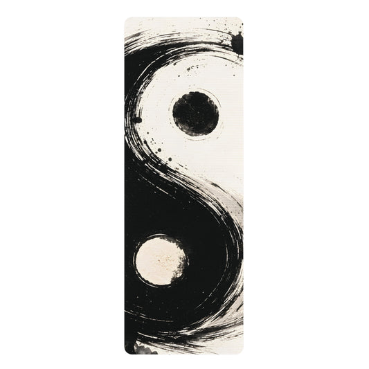 Zen Ink Yin Yang Rubber Yoga Mat