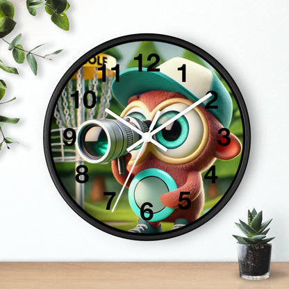 Gremlin Disc Golf Wall Clock, Funny Disc Golf Clock, Unique Clock Decor, Disc Golf Lover Gift, Nursery Room Clock