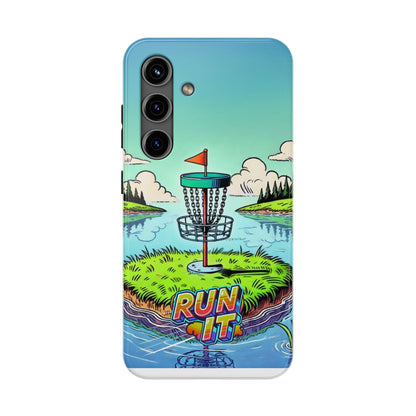 Run The Island - Disc Golf Tough Phone Case