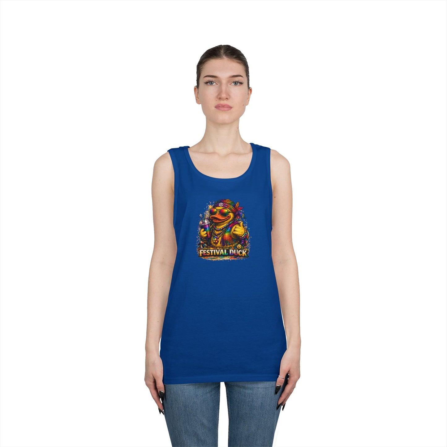 Festival Duck Tank Top — Vintage Urban Rubber Duck Tee