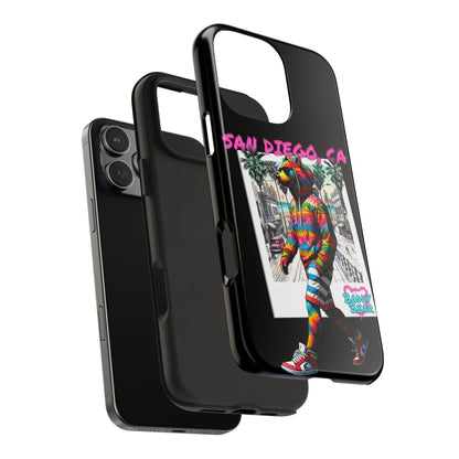 San Diego Beach Baddy Bear Tough Phone Case