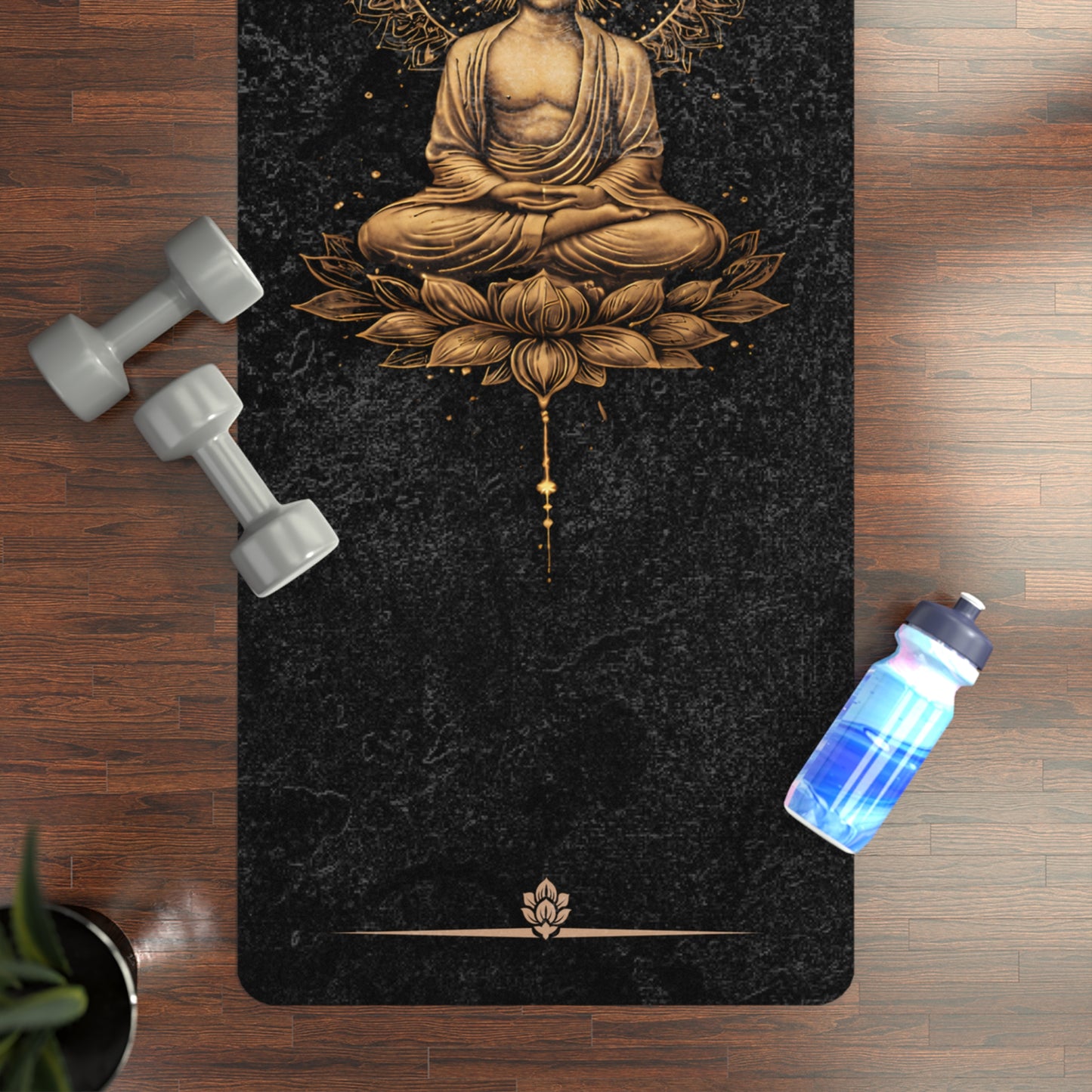 Golden Stillness Yoga Mat - Zen Collection