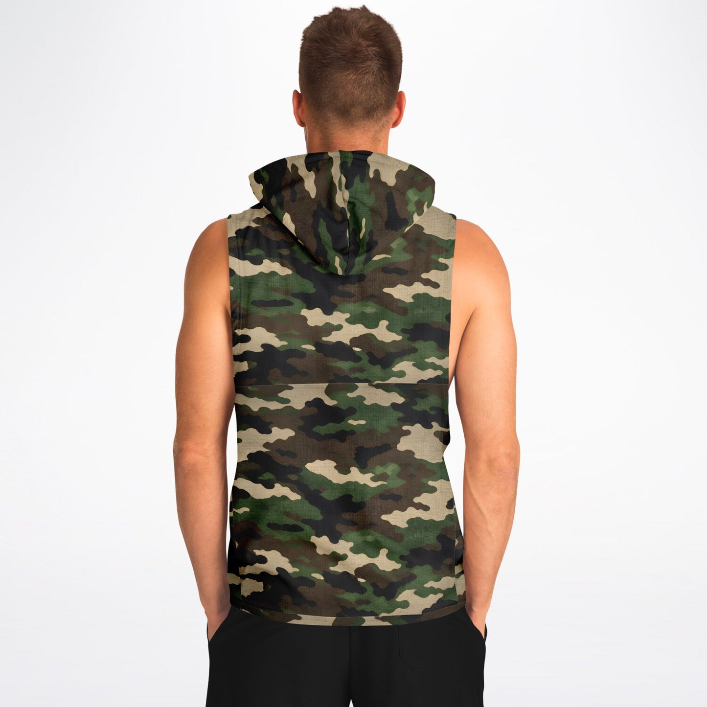 WhiteInk Prism Camo Sleeveless Hoodie