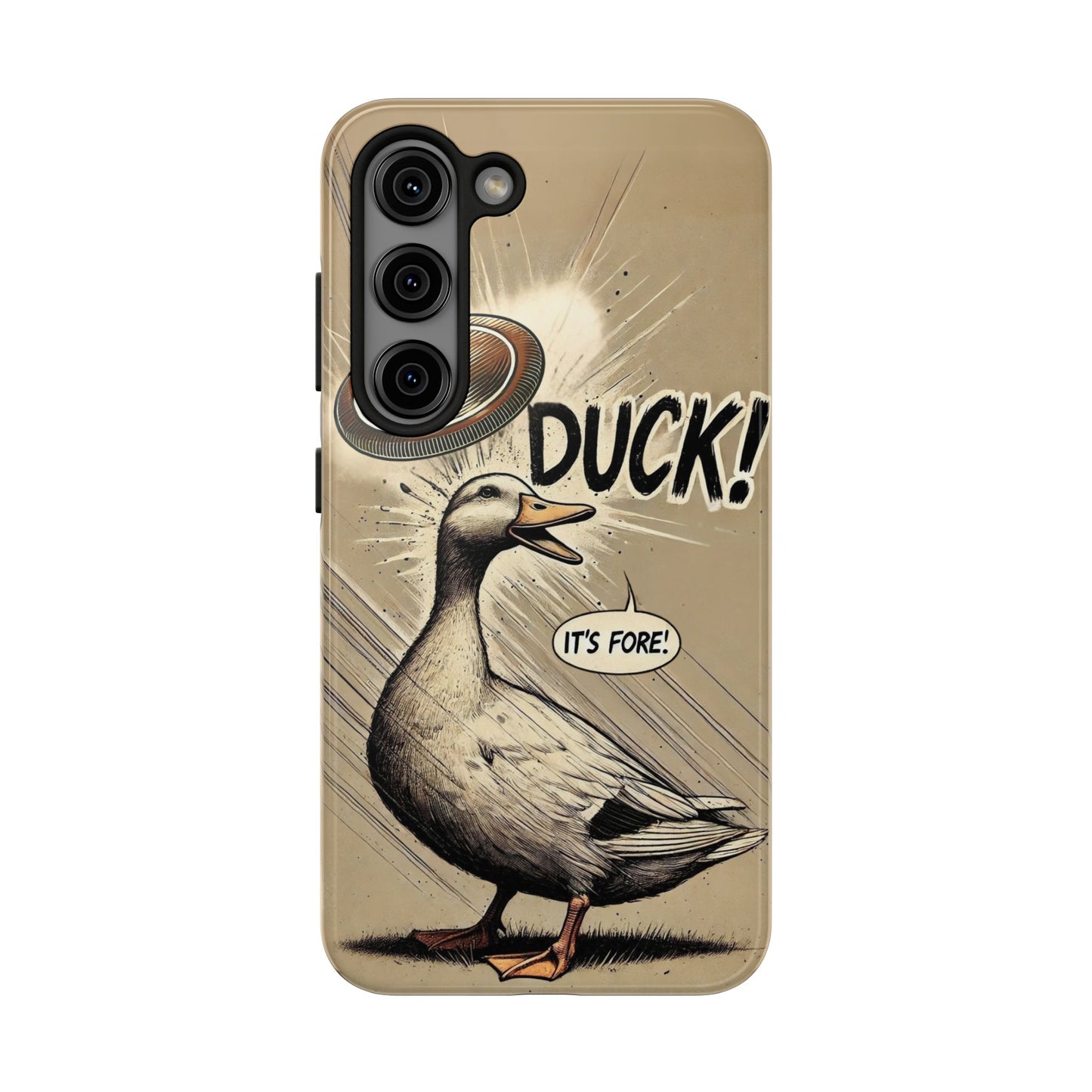 Duck Duck Disc -  Disc Golf Tough Phone Case