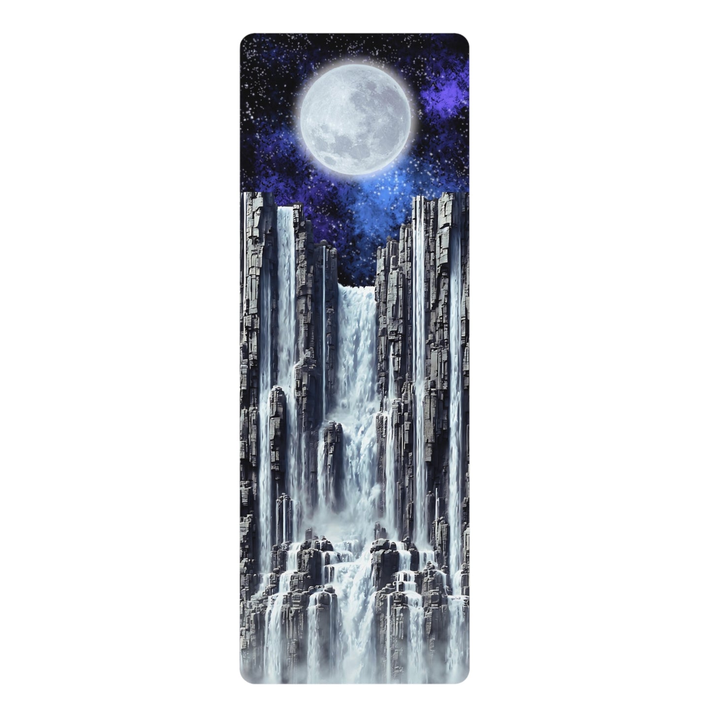 Full Moon Waterfall Yoga Mat