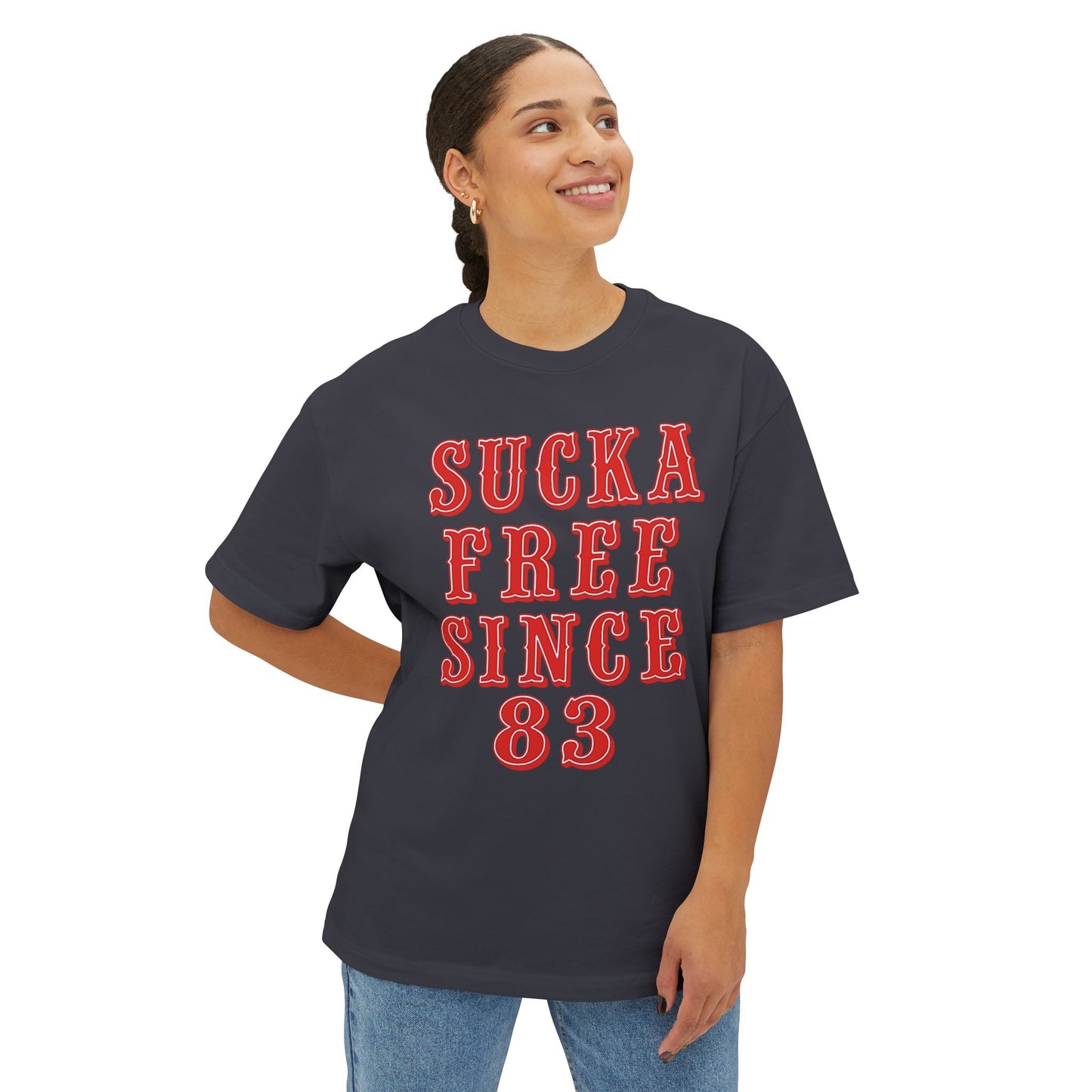 Sucka Free Since '83 Niner Fan Tee