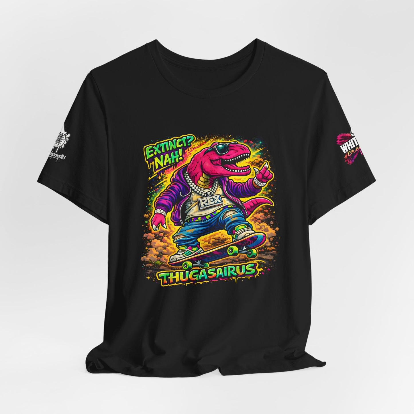 Thugasaurus Skateboard T‑Shirt
