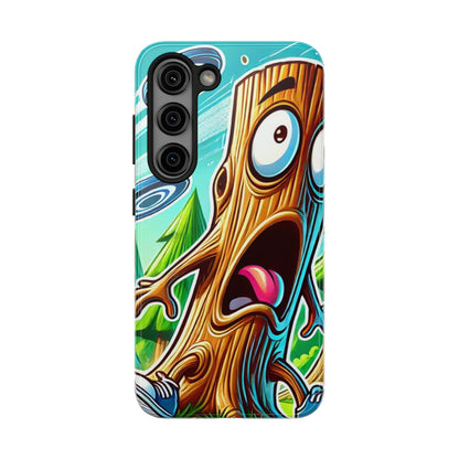 Trees Fear Me Disc Golf Tough Phone Case