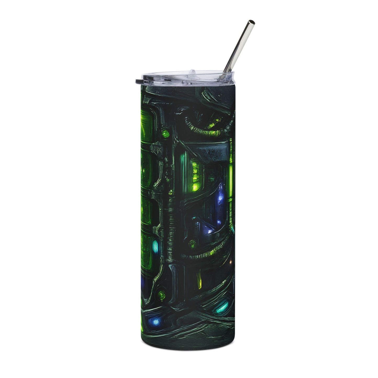 Green Alien Fuel Cell Hot/Cold Drink Tumbler, 20oz