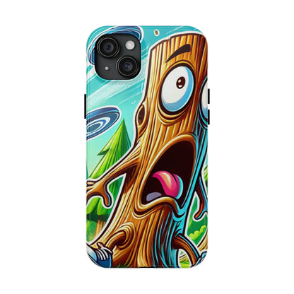 Trees Fear Me Disc Golf Tough Phone Case