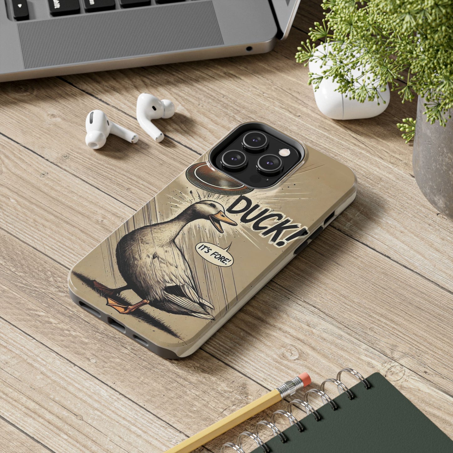 Duck Duck Disc -  Disc Golf Tough Phone Case