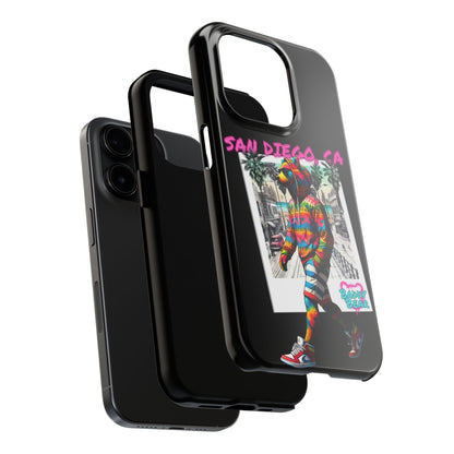 San Diego Beach Baddy Bear Tough Phone Case