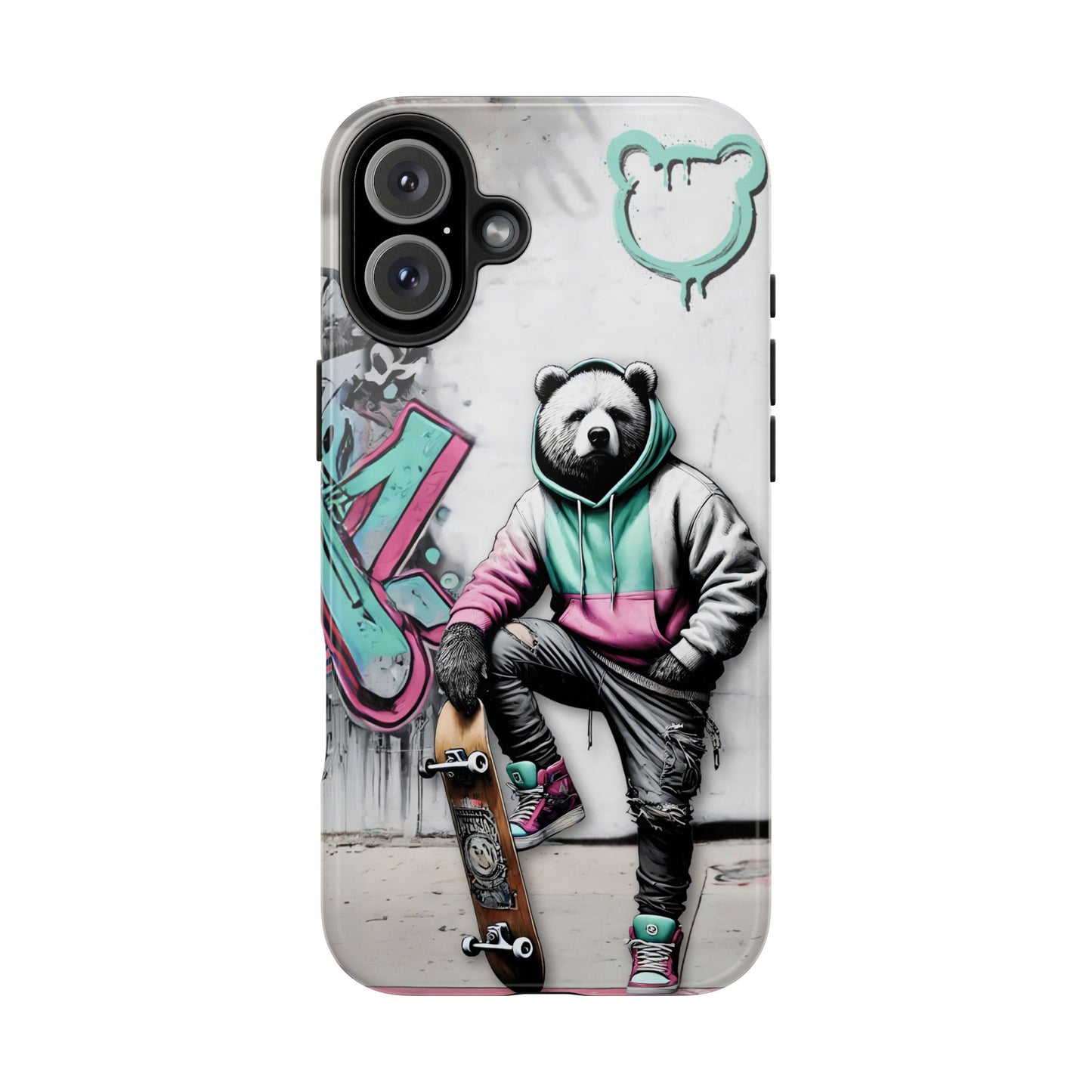 Chill Skate Baddy Bears Tough Phone Case