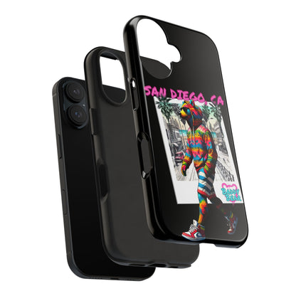 San Diego Beach Baddy Bear Tough Phone Case