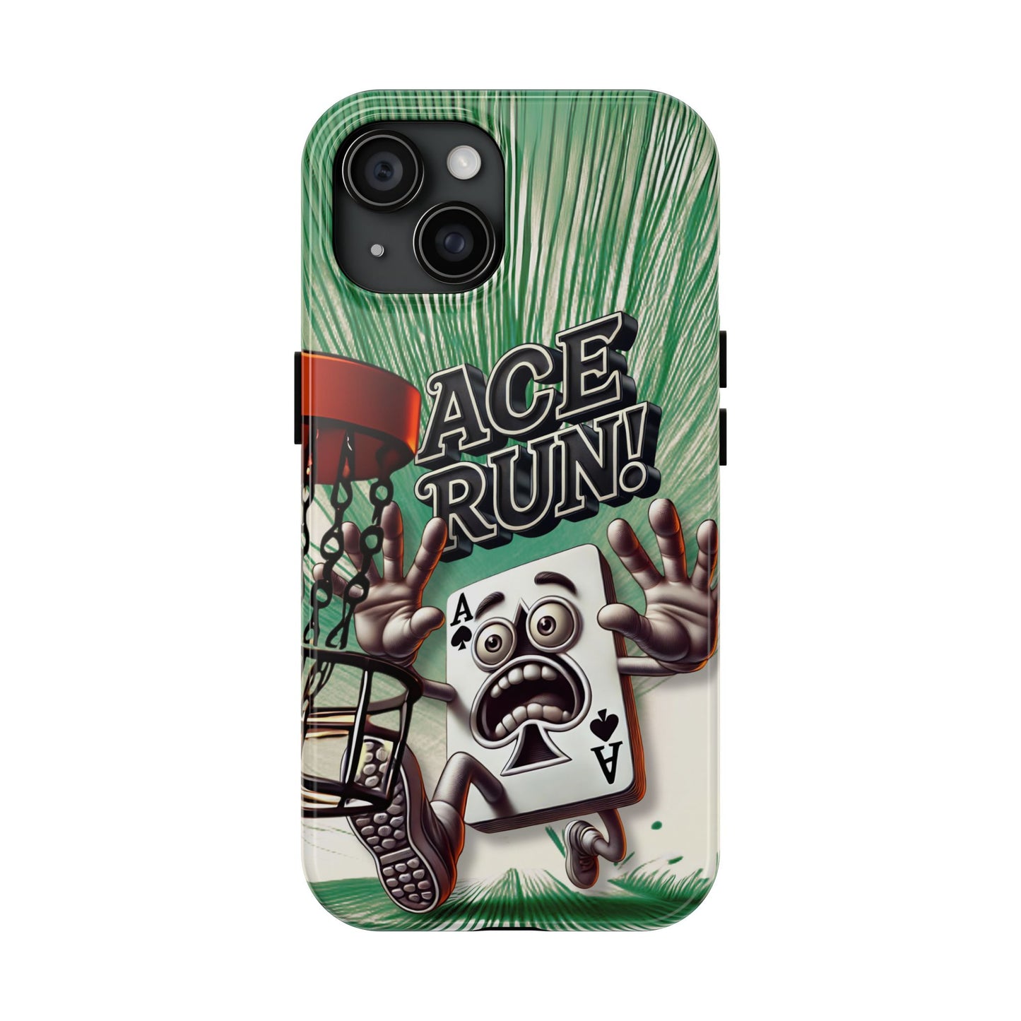 Ace Run! Disc Golf Tough Phone Case