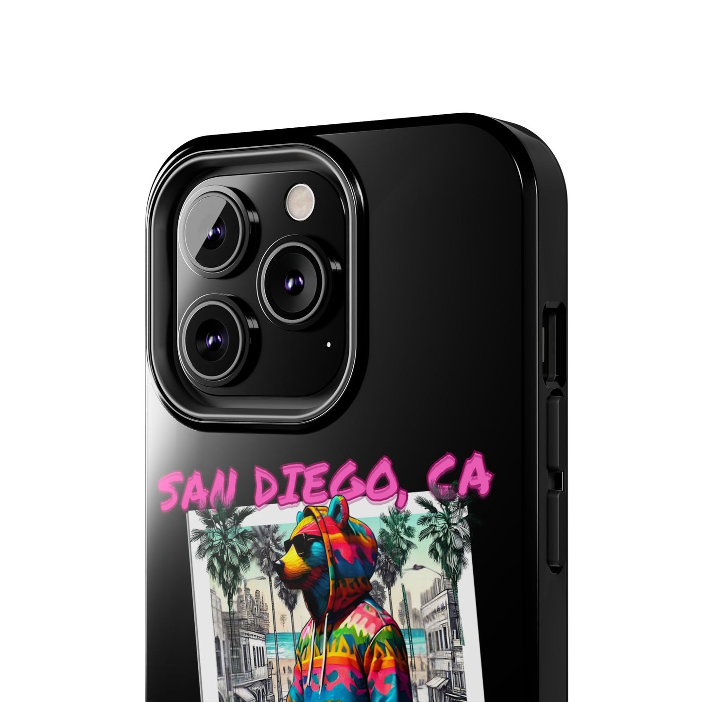 San Diego Beach Baddy Bear Tough Phone Case