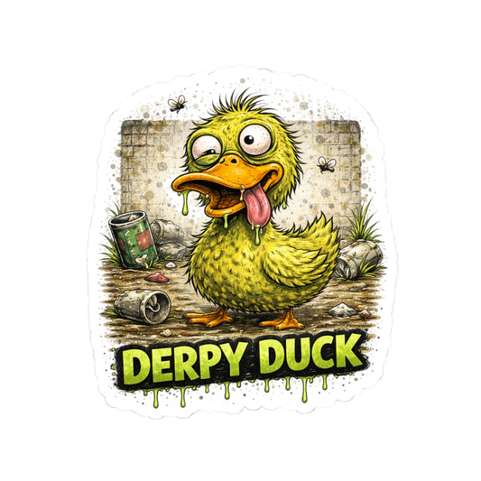 Derpy Duck Sticker