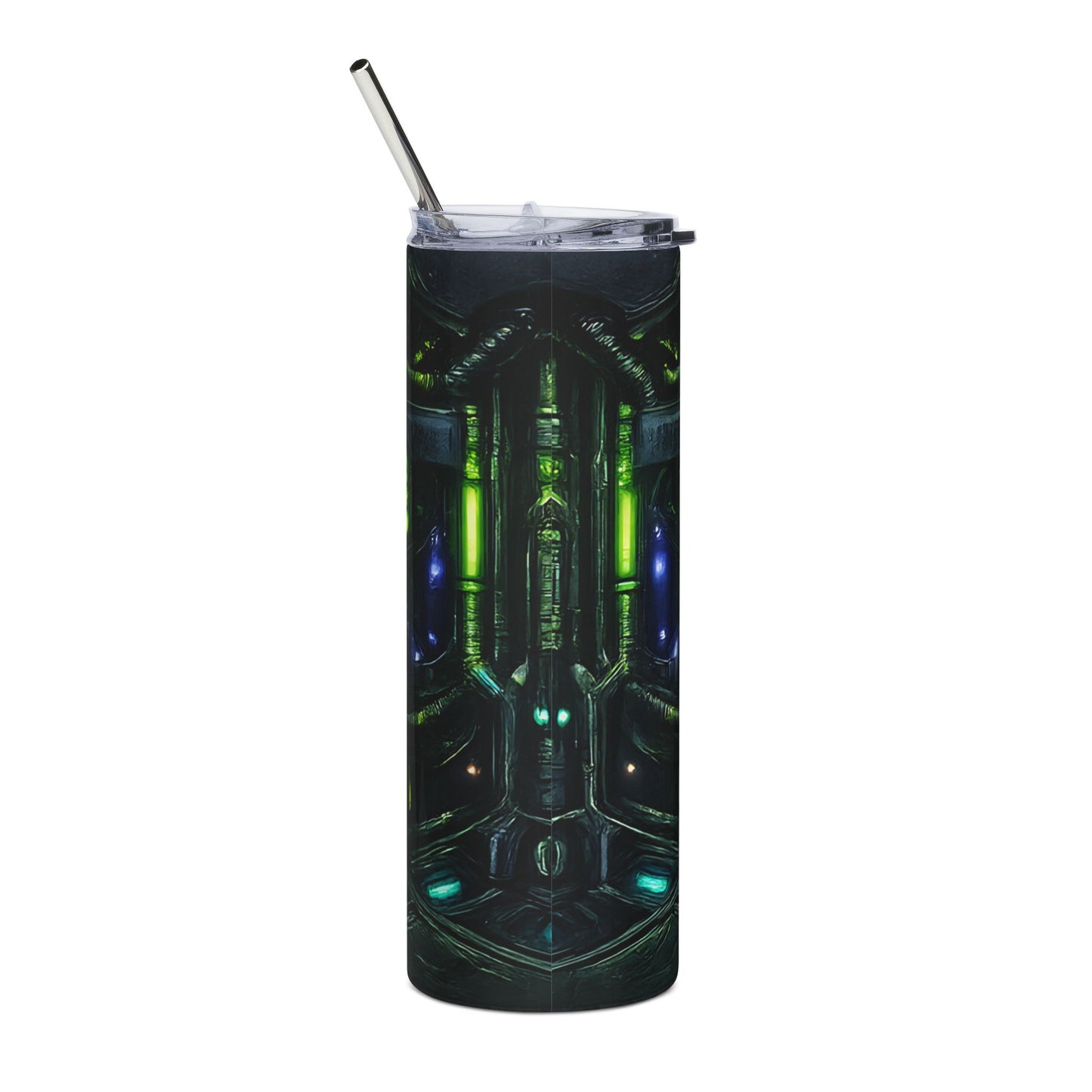 Green Alien Fuel Cell Hot/Cold Drink Tumbler, 20oz