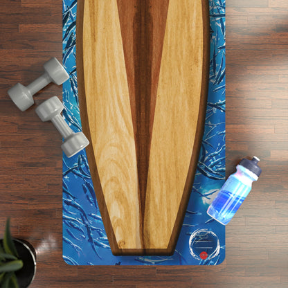 Woodgrain Wavecraft Yoga Mat